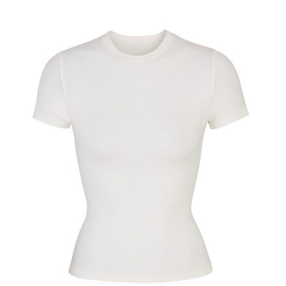 SKIMS NWT COTTON JERSEY TSHIRT - Picture 1 of 4